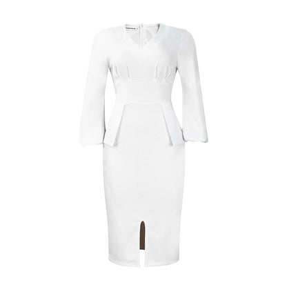 Women Dress Women's V-neck Dress